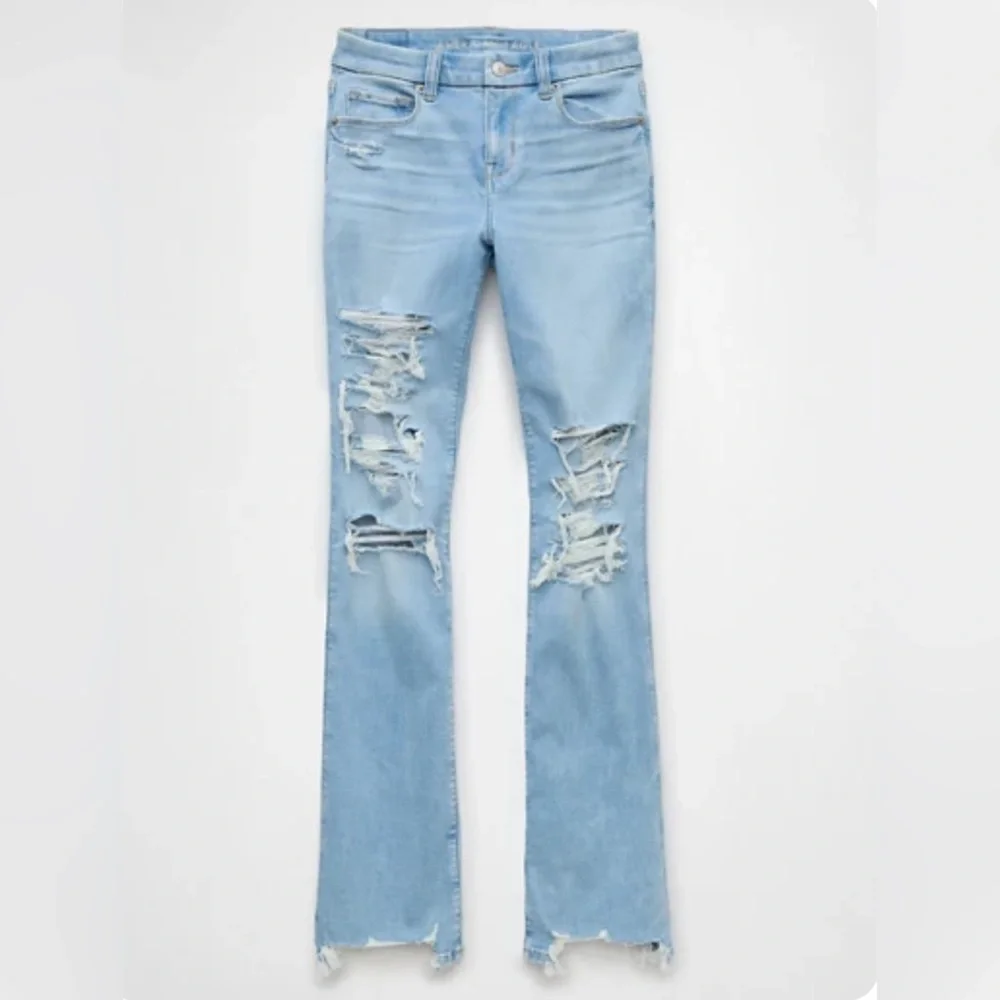 American Eagle Curvy 12S High Waisted Skinny Kick Jeans - Picture 7 of 7